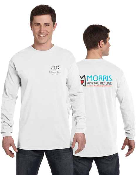 Picture of Comfort Colors Adult Heavyweight Long Sleeve Tee - White