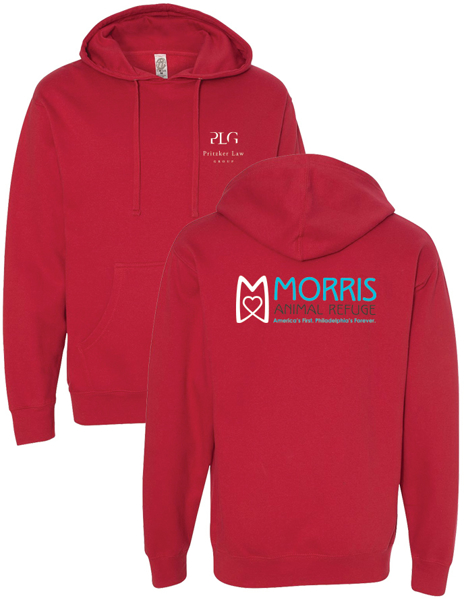 Picture of Independent Trading Co. Midweight Hooded Sweatshirt - Red